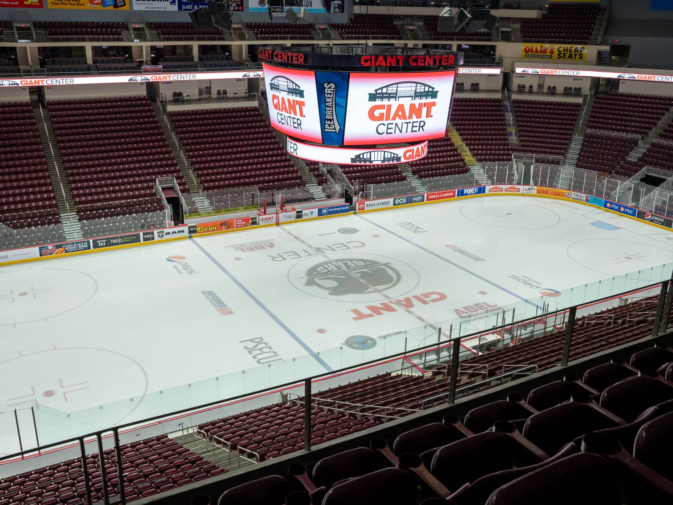 Giant Center Wwe Seating Chart