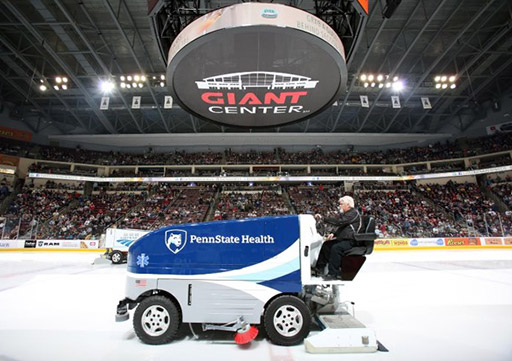 Zamboni with utz logo