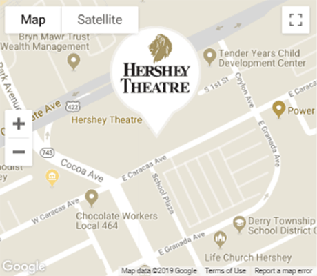 hershey-theatre map